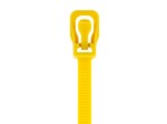 Picture of EveryTie 8 Inch Yellow Reusable Tie - 100 Pack