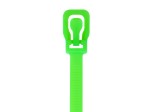 Picture of EveryTie 10 Inch Fluorescent Green Reusable Tie - 100 Pack