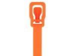 Picture of WorkTie 14 Inch Fluorescent Orange Reusable Tie - 100 Pack