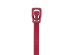 Picture of WorkTie 14 Inch Plenum Cranberry Reusable Tie - 100 Pack