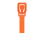Picture of WorkTie 18 Inch Fluorescent Orange Reusable Tie - 20 Pack