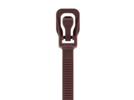 Picture of EveryTie 14 Inch Brown Reusable Tie -100 Pack