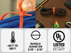 Picture of 8 Inch RETYZ EveryTie Releasable Ties