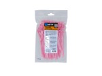 Picture of EveryTie 6 Inch Fluorescent Pink Reusable Tie - 100 Pack