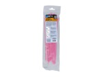 Picture of EveryTie 10 Inch Fluorescent Pink Reusable Tie  - 20 Pack