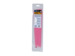 Picture of EveryTie 12 Inch Fluorescent Pink Reusable Tie - 20 Pack