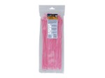 Picture of EveryTie 12 Inch Fluorescent Pink Reusable Tie - 100 Pack