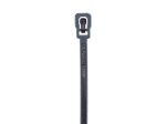 Picture of 6 Inch Black Releasable/Reusable Cable Tie - 20 Pack