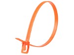Picture of WorkTie 24 Inch Fluorescent Orange Reusable  Tie - 10 Pack