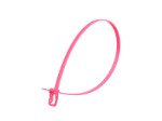 Picture of EveryTie 14 Inch Fluorescent Pink Reusable  Tie -100 Pack