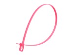 Picture of EveryTie 16 Inch Fluorescent Pink Reusable  Tie - 20 Pack