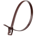 Picture of WorkTie 14 Inch Brown Reusable Tie - 20 Pack