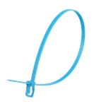 Picture of EveryTie 16 Inch Fluorescent Blue Reusable  Tie -20 Pack