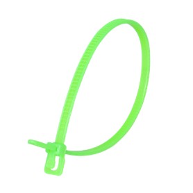 Picture of RETYZ™ Core VersaTie 6” Fluorescent Green 18 lb 100 Pack