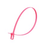 Picture of EveryTie 14 Inch Fluorescent Pink Reusable  Tie -100 Pack