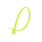 Picture of VersaTie 6 Inch Fluorescent Yellow Reusable Tie - 100 Pack