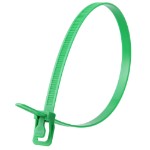 Picture of WorkTie 14 Inch Green Reusable Tie - 100 Pack