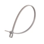 Picture of VersaTie 6 Inch Gray Reusable Tie - 100 Pack