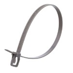 Picture of WorkTie 14 Inch Gray Reusable Tie - 100 Pack