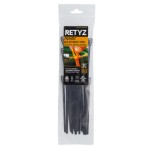 Picture of RETYZ® EveryTie™ 8", 10", 12" Reusable Cable Tie Variety Pack – 30 Pack (Black, 50 lb)