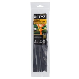 Picture of RETYZ® VersaTie™ 6" + EveryTie™ 8" & 10" Reusable Cable Tie Variety Pack – 30 Pack (Black, Mixed Strength)