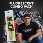 Picture of PJD x RETYZ® 6", 8", 10" Fluorescent Cable Tie Combo - 30 Pack (UV Reactive, Mixed Strength)