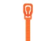 Picture of RETYZ EveryTie 6 Inch Fluorescent Orange Releasable Tie - 100 Pack