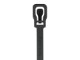 Picture of RETYZ EveryTie 12 Inch Black Releasable Tie - 100 Pack