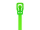 Picture of RETYZ EveryTie 14 Inch Fluorescent Green Releasable Tie - 100 Pack