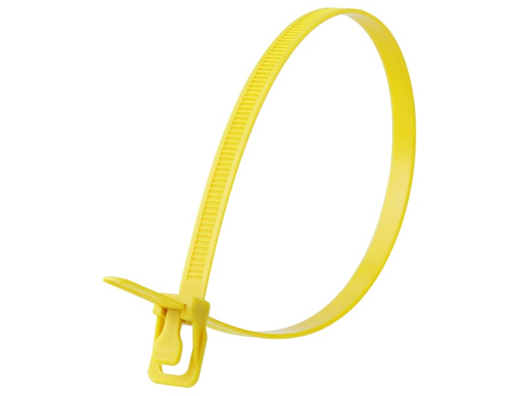 Picture of RETYZ WorkTie 14 Inch Yellow Releasable Tie - 100 Pack