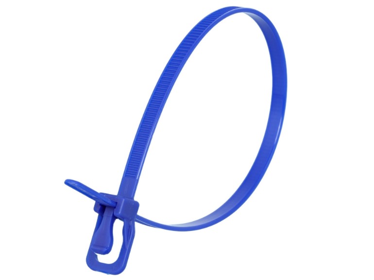 Picture of RETYZ EveryTie 14 Inch Blue Releasable Tie -100 Pack