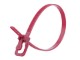 Picture of RETYZ EveryTie 14 Inch Plenum Cranberry Releasable Tie - 100 Pack