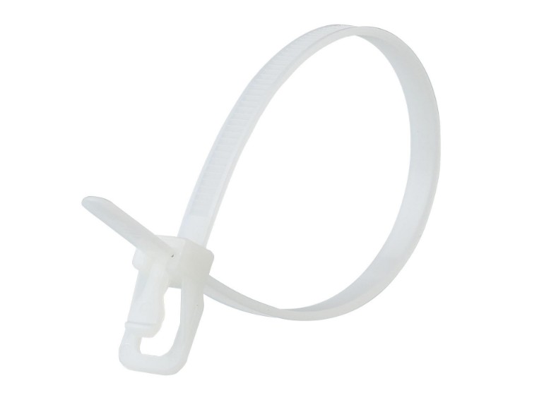 Picture of RETYZ EveryTie 14 Inch White Releasable Tie -100 Pack