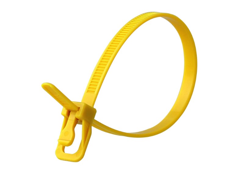 Picture of RETYZ EveryTie 8 Inch Yellow Releasable Tie - 20 Pack