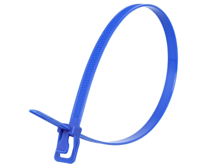 Picture of RETYZ WorkTie 14 Inch Blue Releasable Tie - 100 Pack