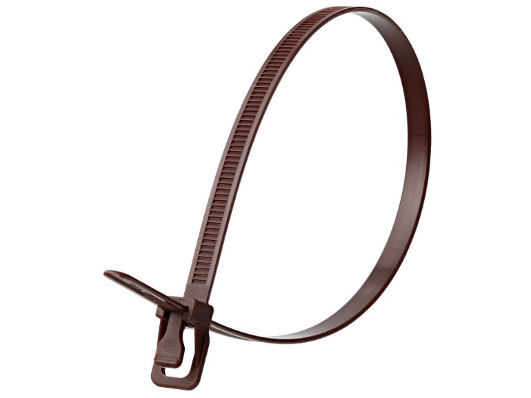 Picture of RETYZ WorkTie 14 Inch Brown Releasable Tie - 20 Pack