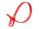 Picture of RETYZ EveryTie 6 Inch Red Releasable Tie - 100 Pack