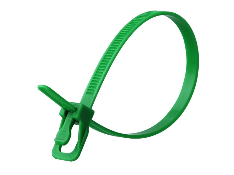 Picture of RETYZ EveryTie 14 Inch Green Releasable Tie -20 Pack