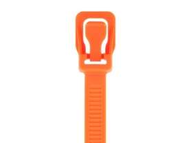 Picture of RETYZ ProTie 32 Inch Fluorescent Orange Releasable Tie - 10 Pack