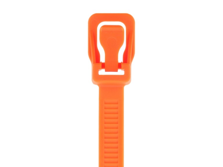 Picture of RETYZ ProTie 36 Inch Fluorescent Orange Releasable Tie - 10 Pack