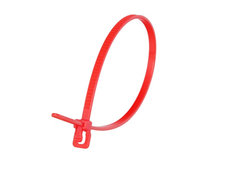 Picture of RETYZ VersaTie 6 Inch Red Releasable Tie - 100 Pack