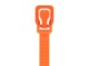 Picture of 24 Inch Fluorescent Orange Releasable/Reusable Cable Tie - 10 Pack