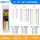 Picture of 6 Inch Mini, 8 Inch, and 10 Inch 5-Color Variety Pack Releasable/Reusable Cable Tie - 30 Pack