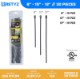 Picture of PJD x RETYZ® EveryTie™ 8", 10", 12" Reusable Cable Tie Combo – 30 Pack (Black, 50 lb)
